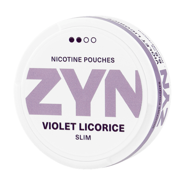 Poches de nicotine ZYN Violet Licorice Slim