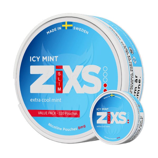 Poches de nicotine ZIXS ZIXS Icy Mint Jumbo Can
